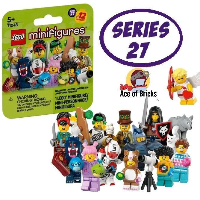 Lego Series 27 Collectible Minifigures 71048 Complete Set of 12