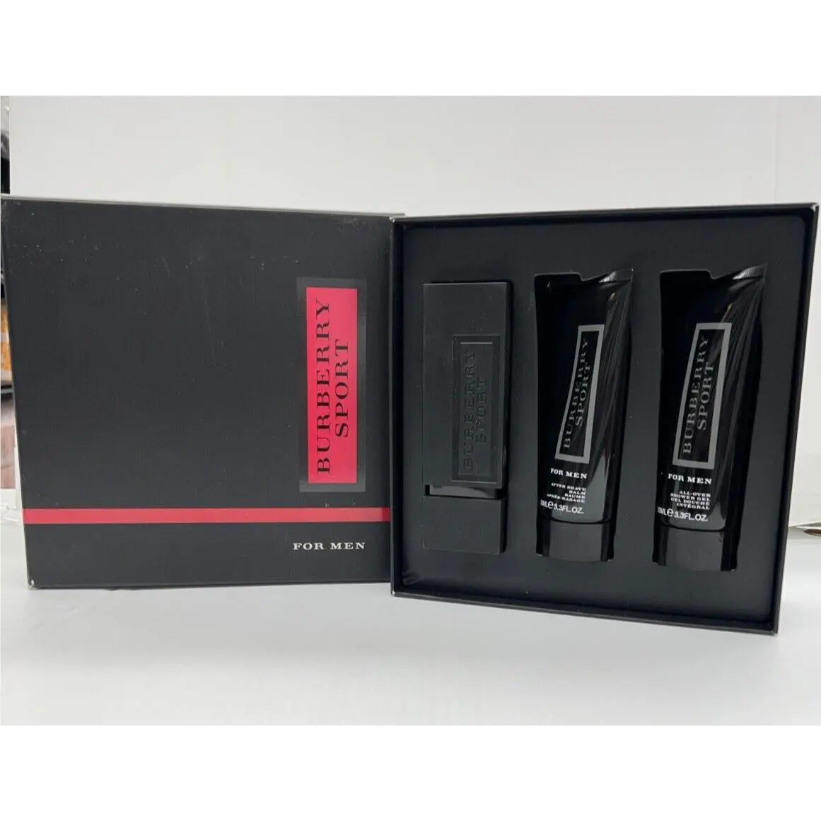 Burberry Sport by Burberry 3pc Set 2.5 Edt 3.3oz Shower Gel 3.3oz A/s Balm
