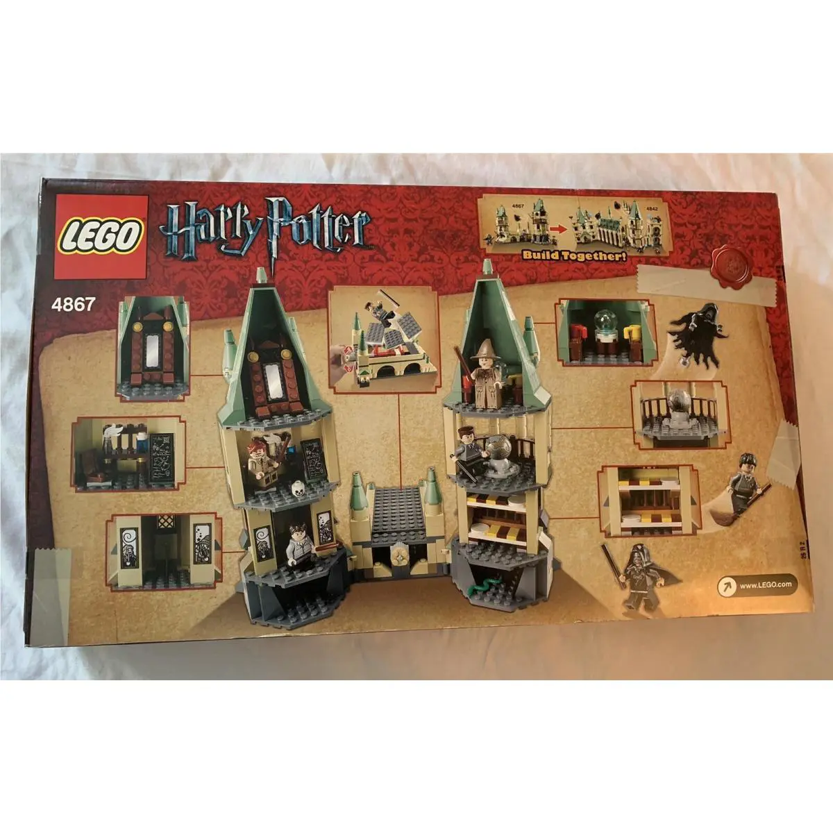 2011 Lego Harry Potter Hogwarts Set 4867 Retired Minifigures