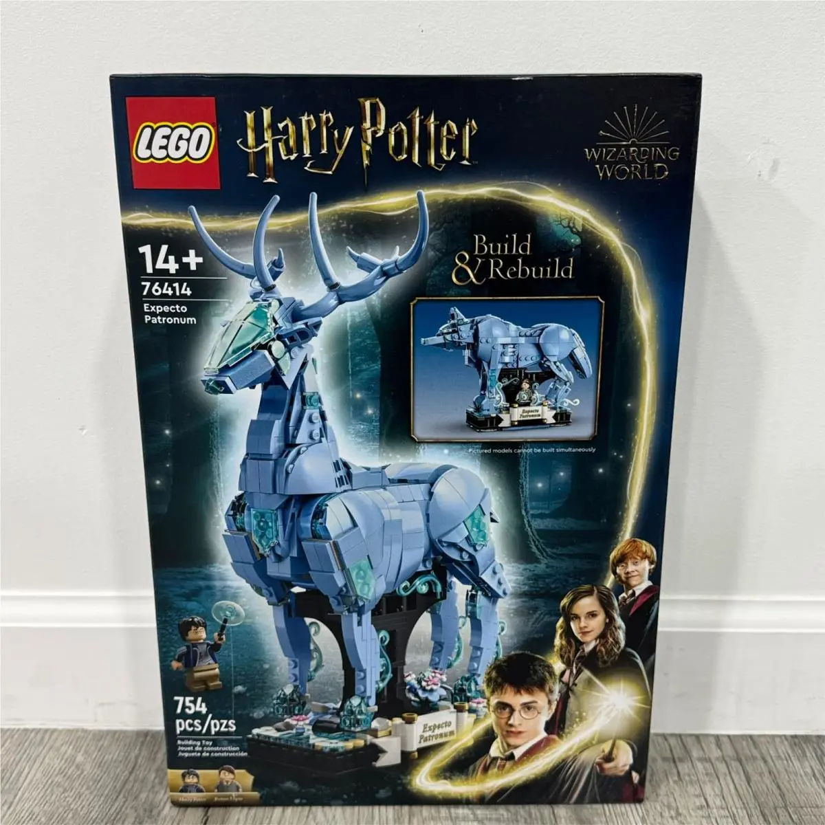 Lego Harry Potter Expecto Patronum 76414 754 Pc 2-in-1 Stag/wolf