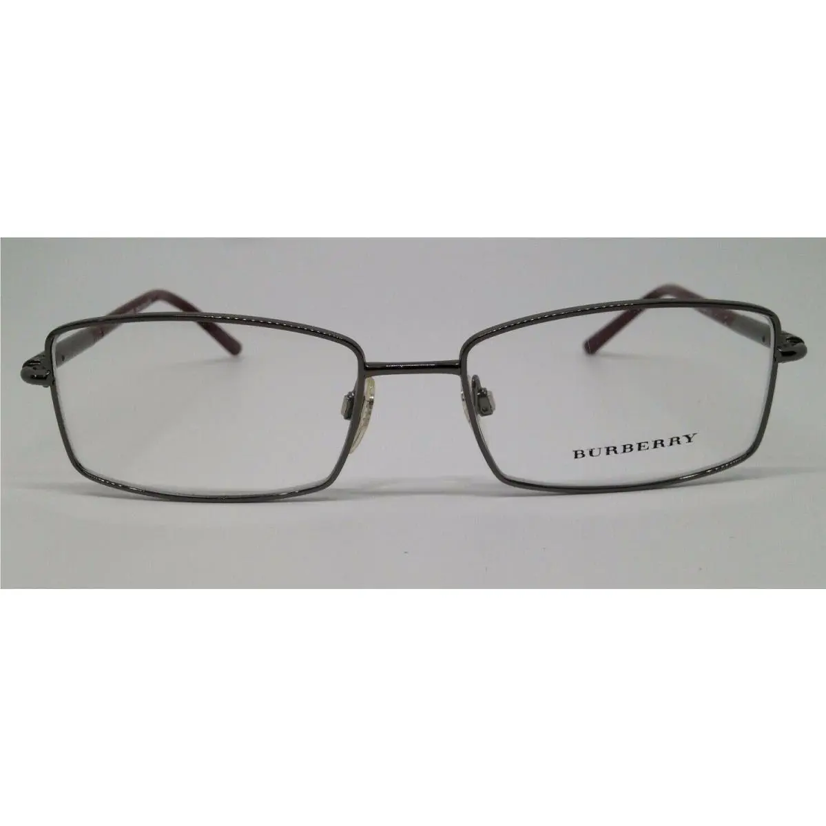 Burberry B 1239 Gunmetal/red 1003 Eyeglasses Frame 54-17-140 Italy RX