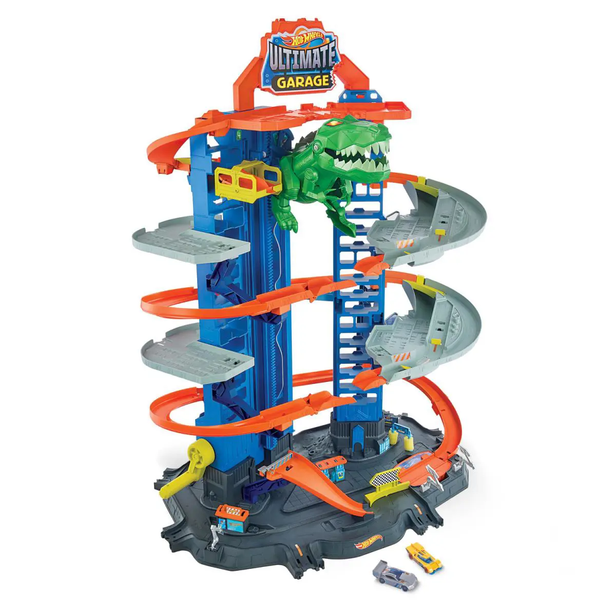 Garage Playset Hot Wheels Car Tracks City Ultimate 2 Toy Cars Vehicle Kids Gift