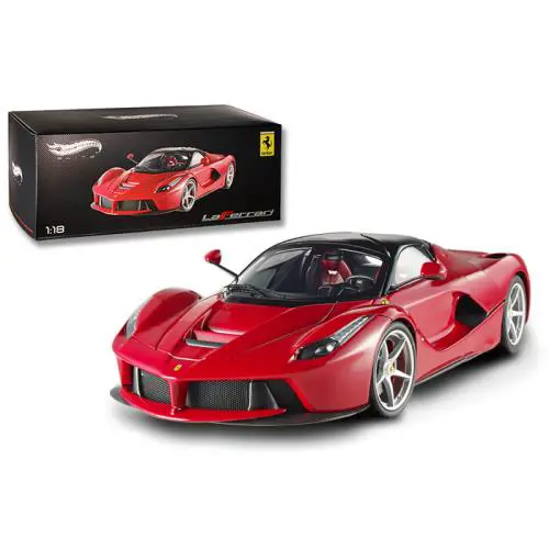 Hot Wheels Elite Ferrari Laferrari 2013 Red BCT79 1/18 Minor Paint Defect