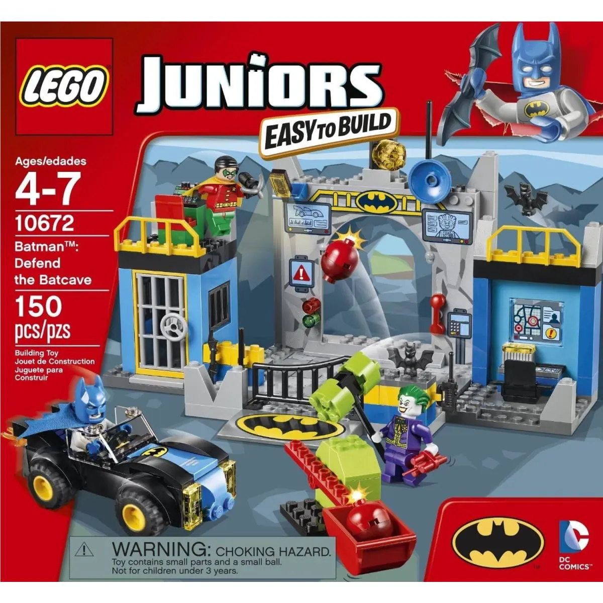 Lego Batman: Defend The Batcave 10672 Juniors Minifigure Building Set