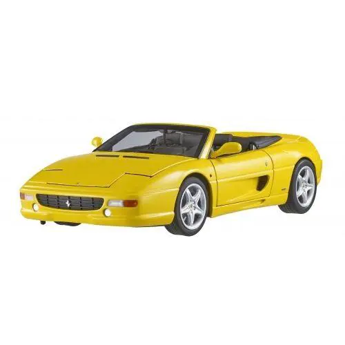 Ferrari F355 Spider Convertible Elite Yellow 1/18 Diecast Model Hot Wheels BLY35