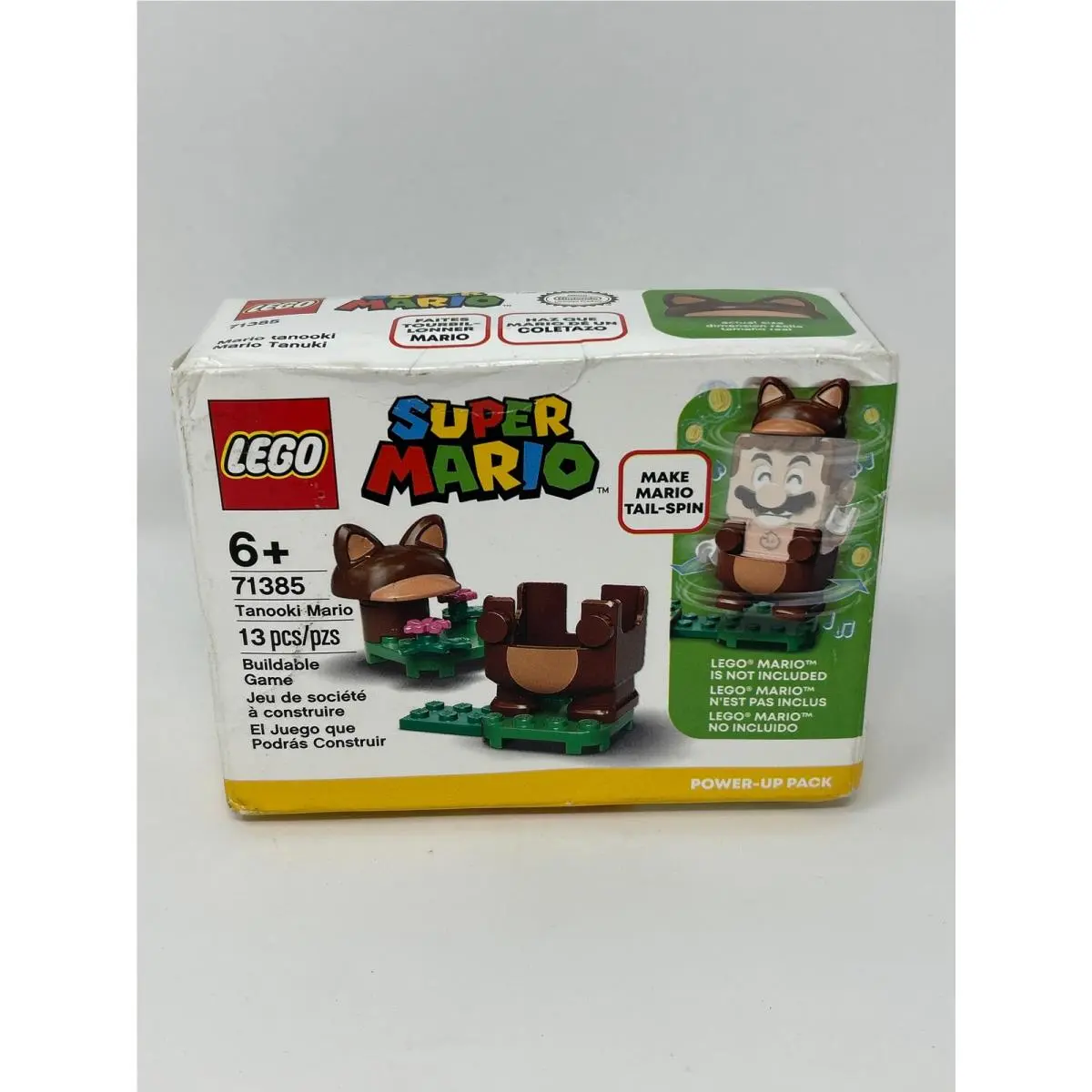 Lego Super Mario Tanooki Mario Power-up Pack 71385 Building Kit Collectible Gif