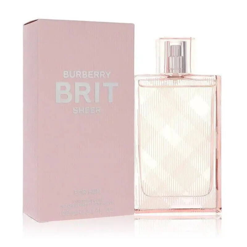 Burberry Brit Sheer Women 3.3 3.4 oz 100ml Eau De Toilette Spray