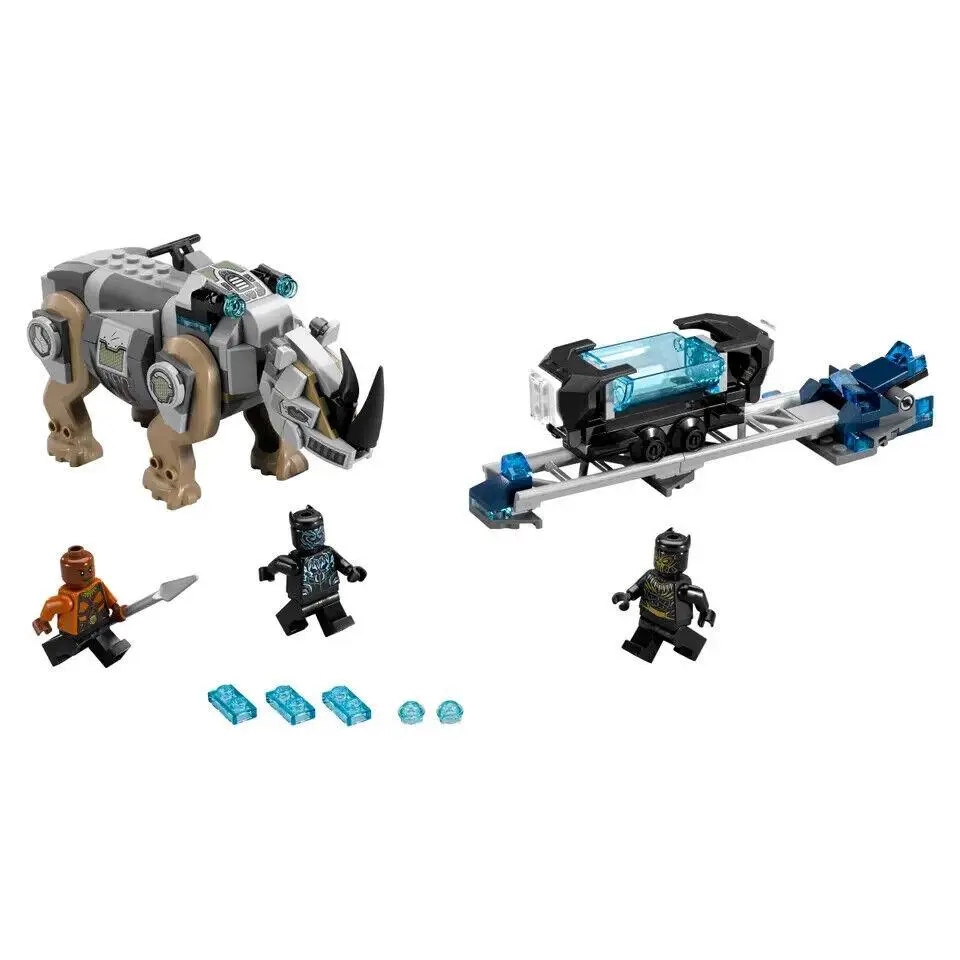 Lego Rhino Face-off by The Mine 76099 Super Heroes Minifigure Building Set