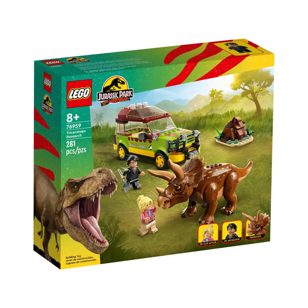 Lego Jurassic Park 76959 Triceratops Research