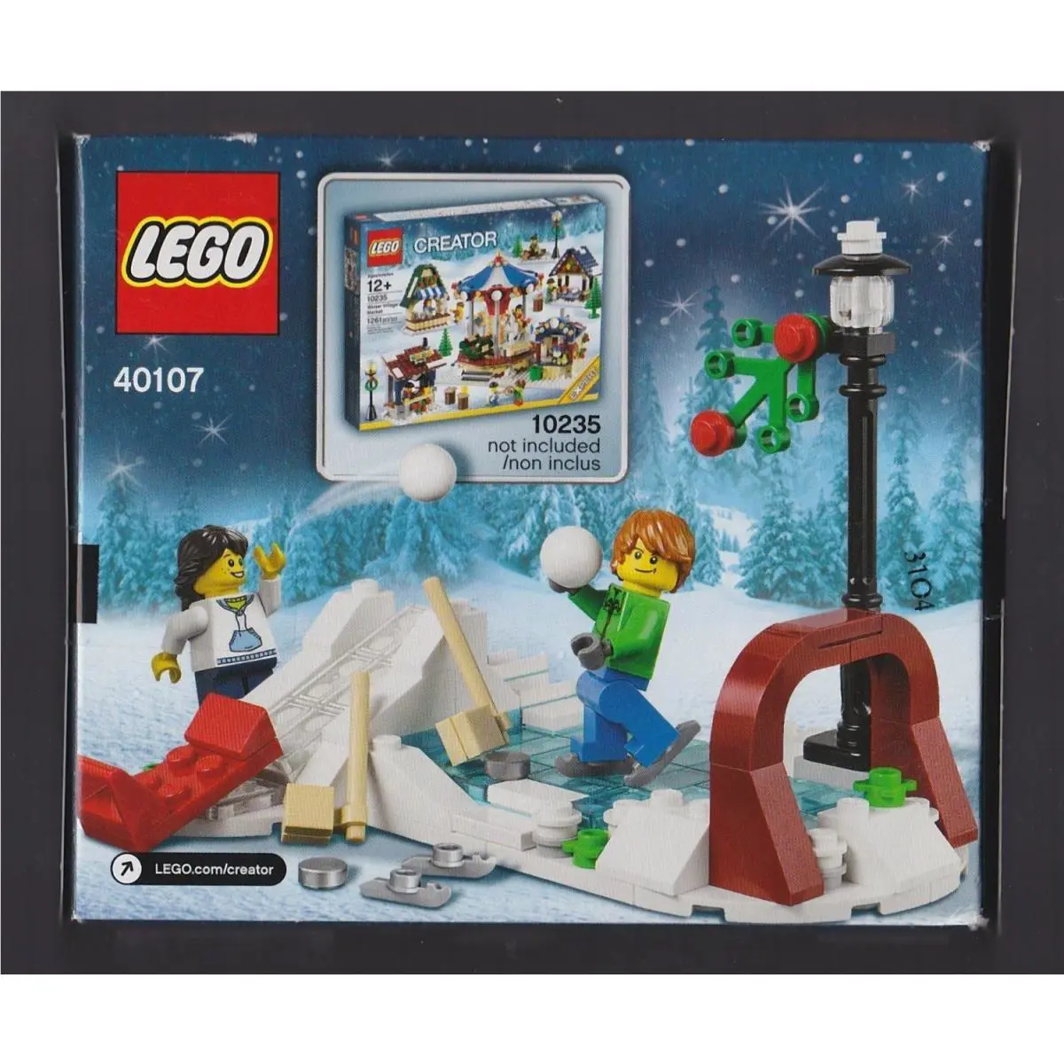 Lego Holiday Winter Skating Scene 40107
