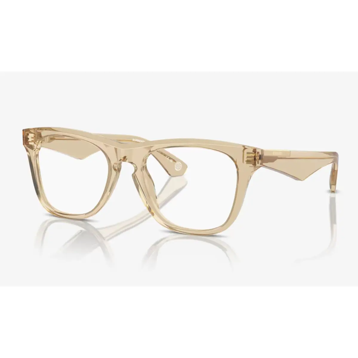 Burberry Eyeglasses B 2409 4123 53-19 145 Beige Transparent Gold Frames