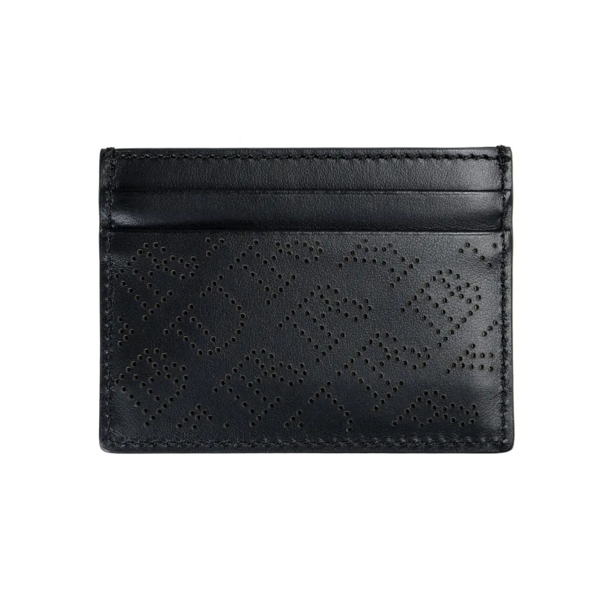 Burberry Unisex Leather Black Credit Card Case