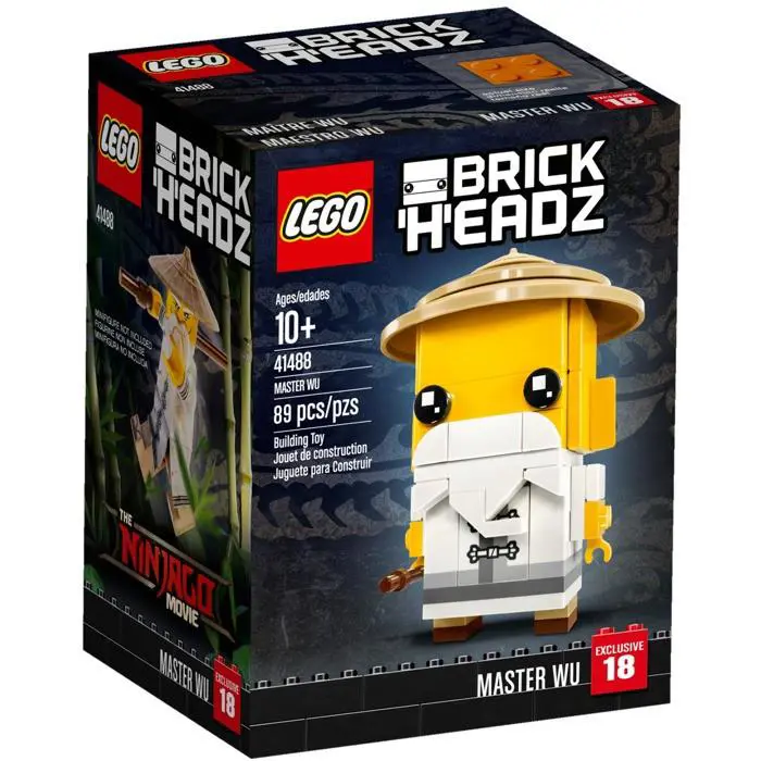 Lego Brickheadz Ninjago Master Wu Box Set 41488