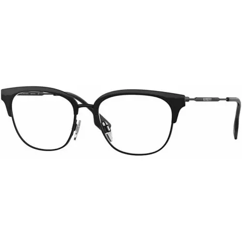 Burberry BE1334 1001 Eyeglasses Square 52mm Black 52-17-140