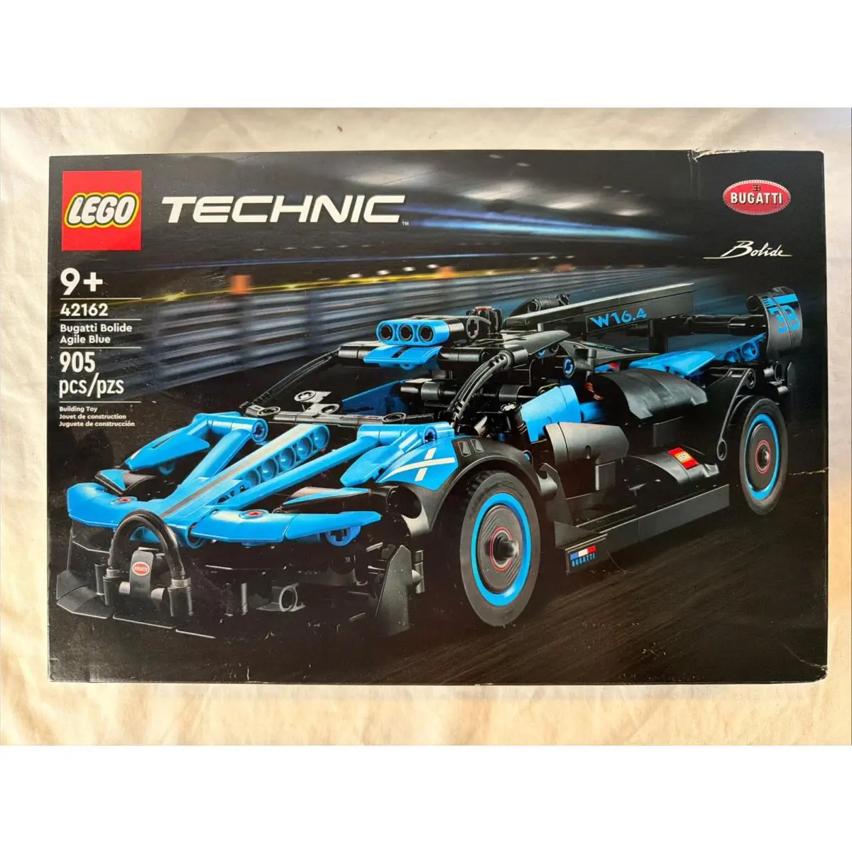Lego Technic Bugatti Bolide Agile Blue 42162 Box Super Car 2023