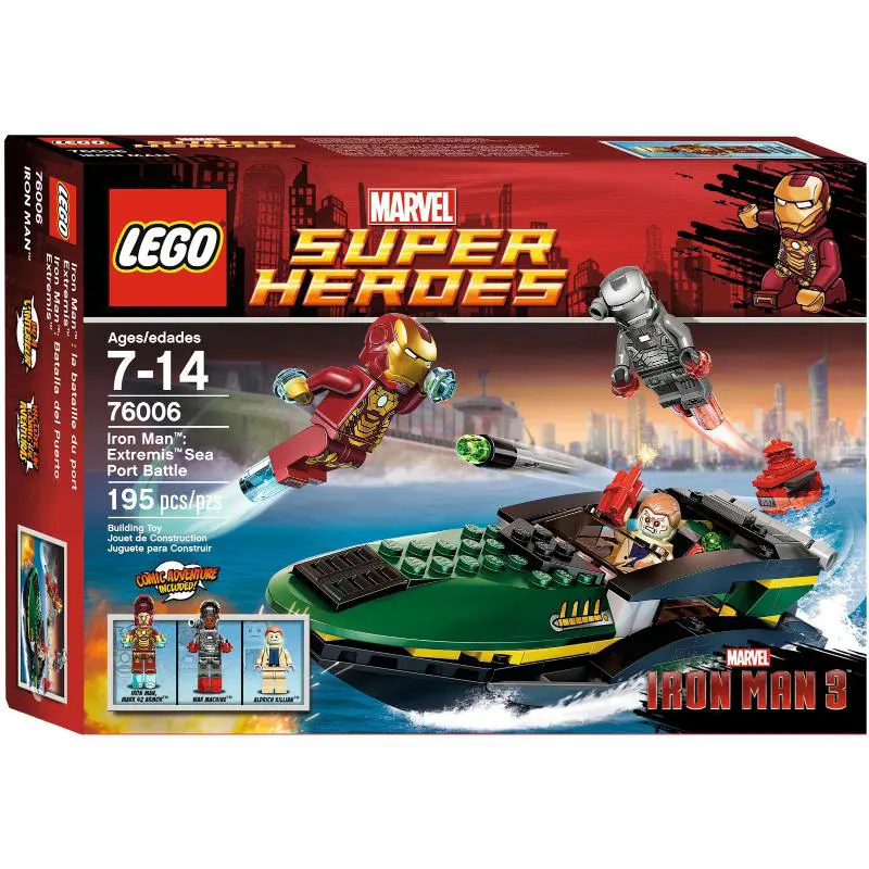 Lego Iron Man: Extremis Sea Port Battle 76006 Super Heroes Building Set