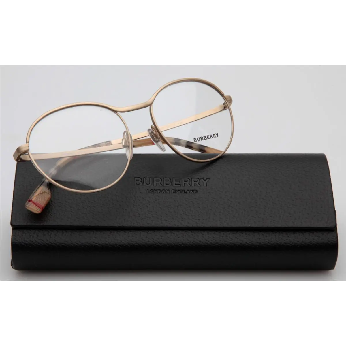 Burberry B 1337 1297 Gold Eyeglasses Glasses Frame 53-17-140mm B47mm Italy