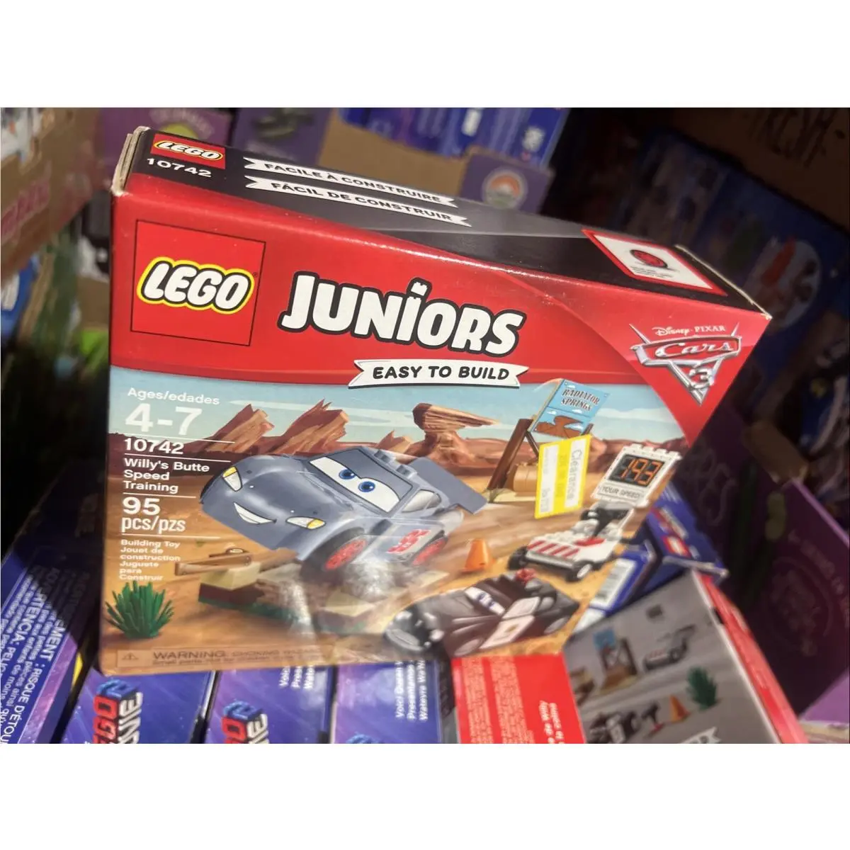 Lego Juniors Cars 3 10742 Willy`s Butte Speed Training