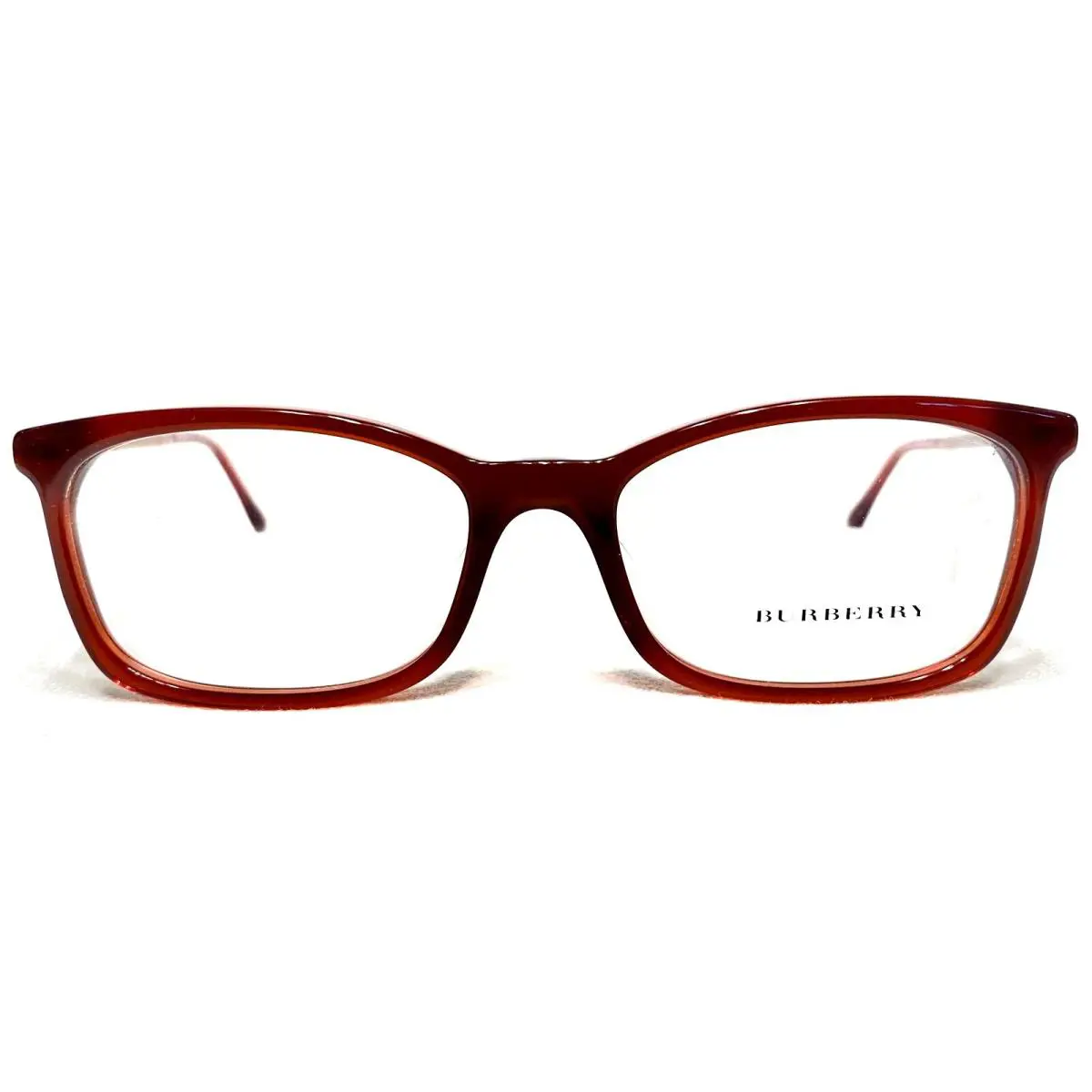 Burberry BE2243QF 3625 Womens Red Rectangle Designer Eyeglasses Frames 53/17