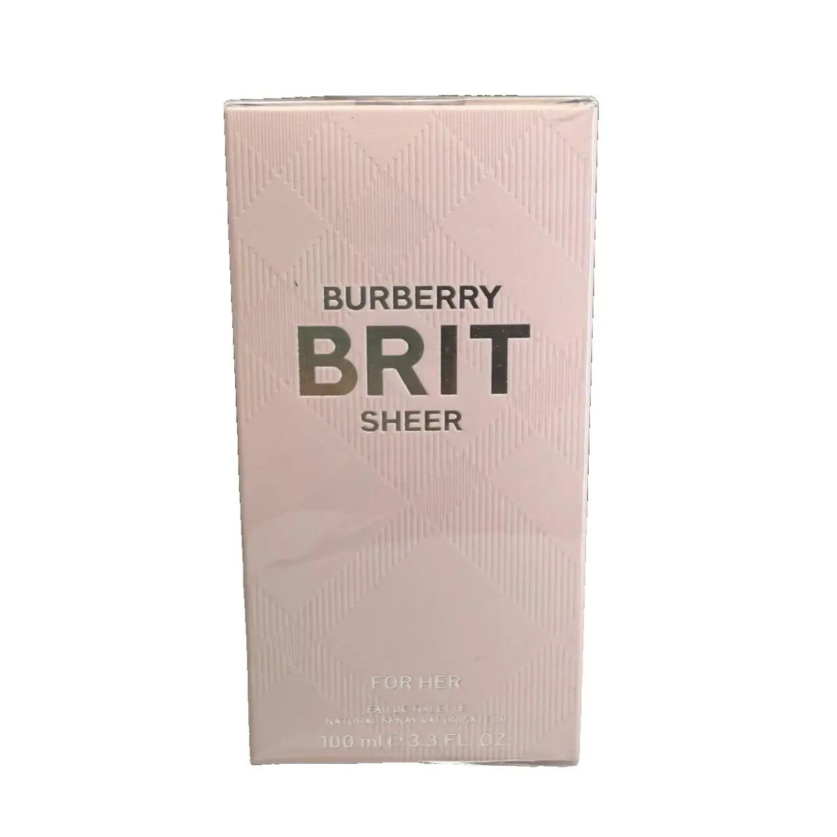 Burberry Brit Sheer For Her Eau De Toilette Spray Floral Fruity Fresh 3.3 oz