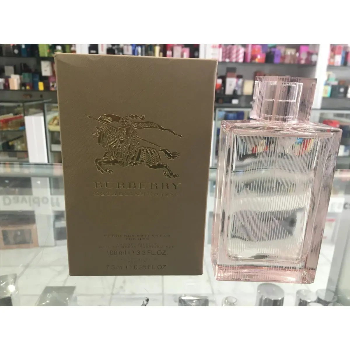 Burberry Brit Sheer For Her Eau De Toilette Spray 100ml 7.5ml Roll-on