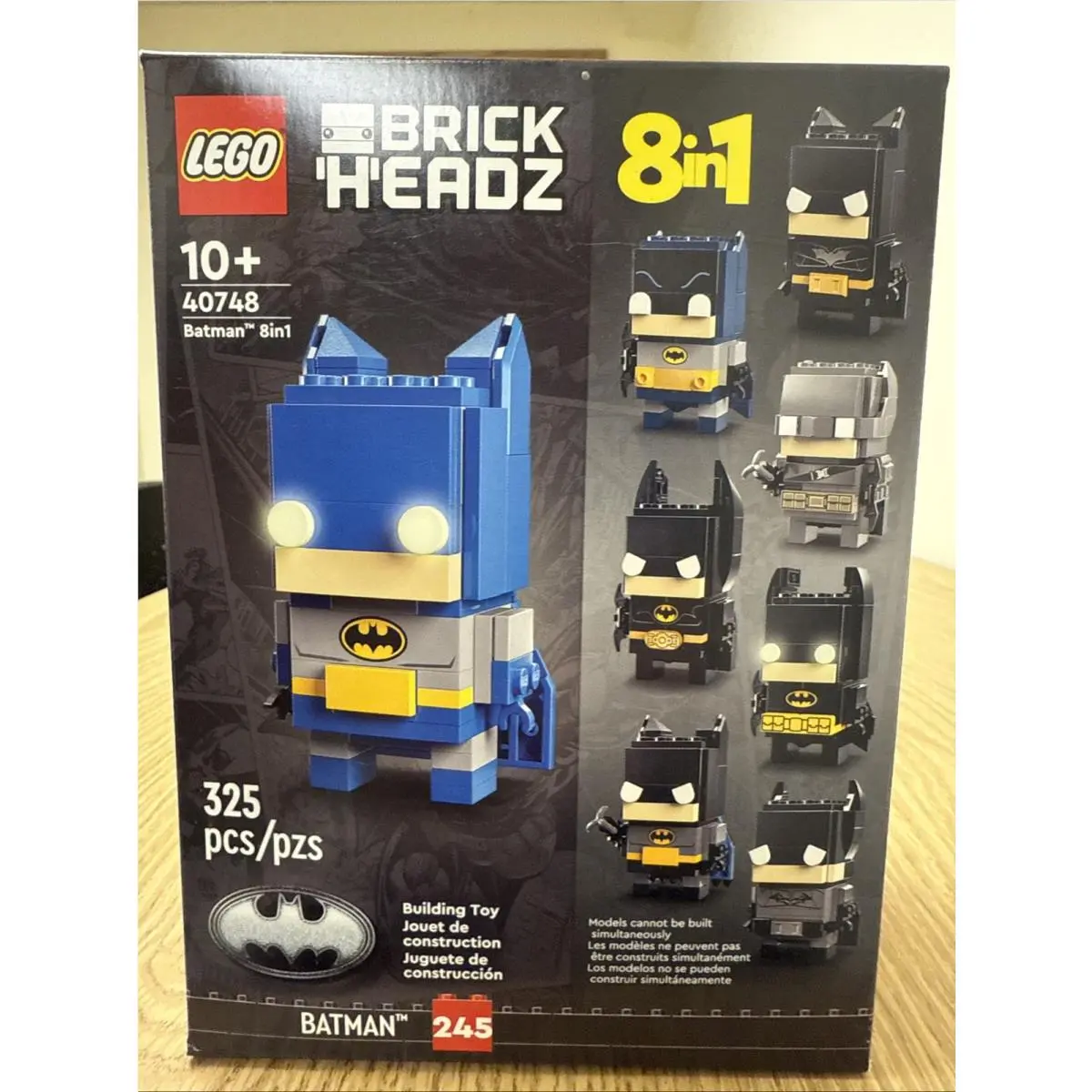 Lego Brickheadz 40748 Batman 8 in 1 Set Retired DC Figure