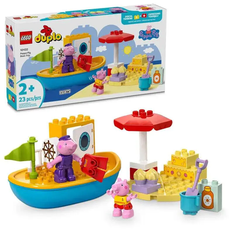 Lego Peppa Pig Boat Trip 10432 Duplo Peppa Pig Minifigure Building Set