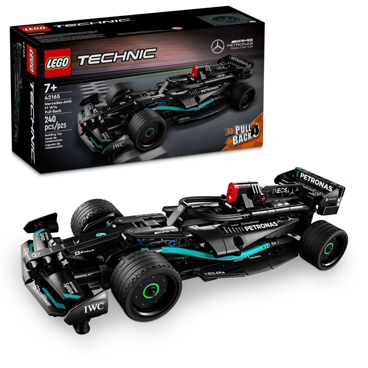 Lego Technic Mercedes-amg F1 W14 E Performance Pull-back Car Toy 42165