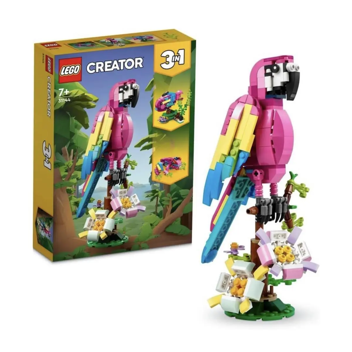 Lego Set 31144 Exotic Pink Parrot Vibrant Colorful Fun /sealed