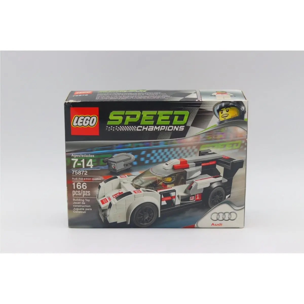 Lego Speed Champions Audi R18 E-tron Quattro 75872 Race Car Set