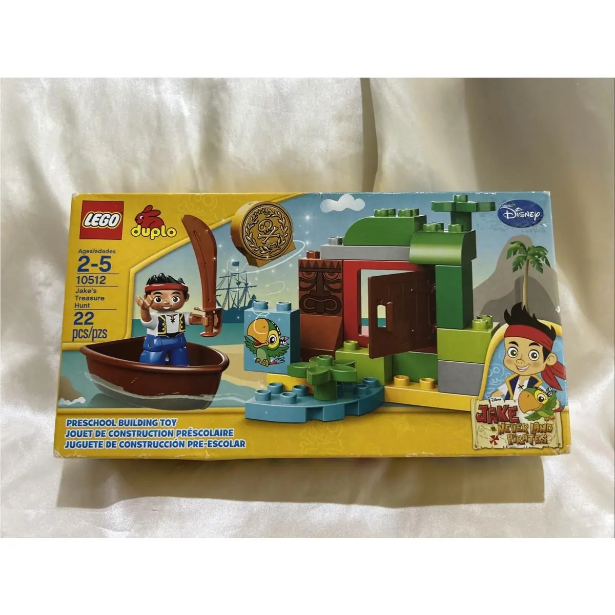 2013 Lego Duplo Jake’s Treasure Hunt 10512 Preschool Building Toy