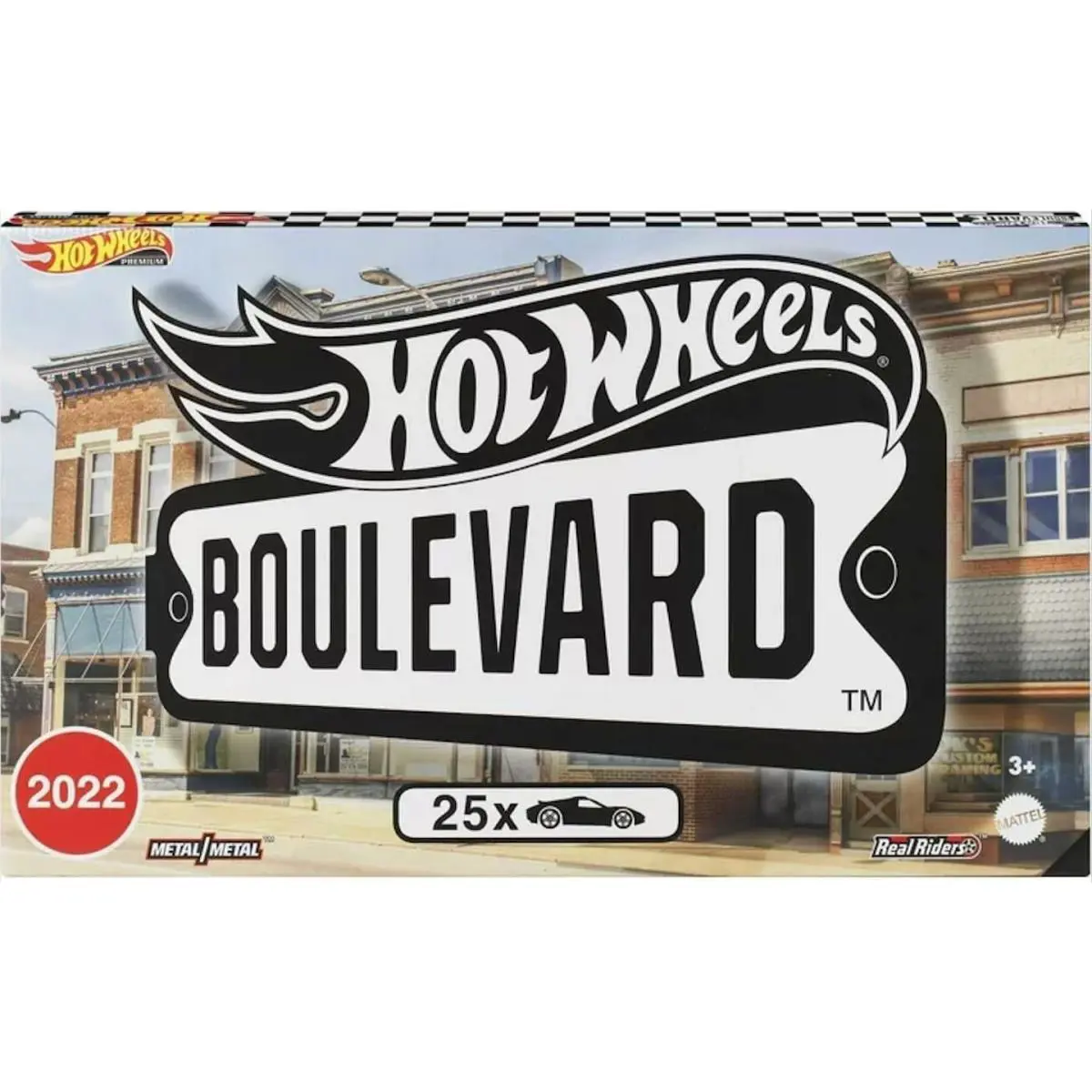 Hot Wheels Boulevard 25-Car Factory Set Premium 1:64 Scale - HJT52