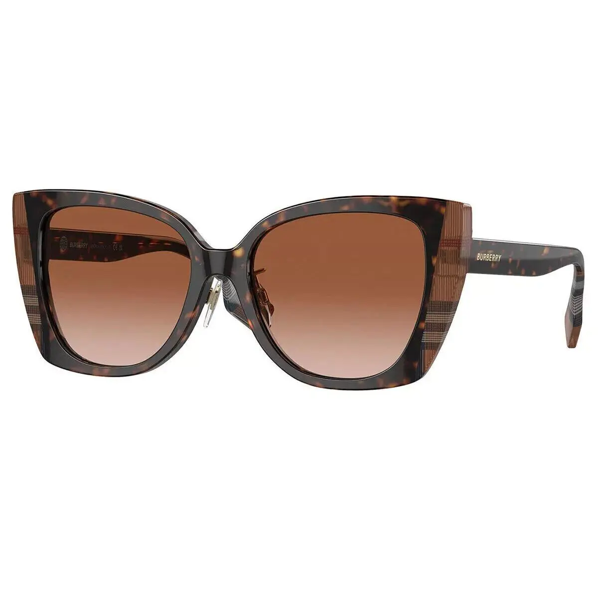 Burberry Women`s Brown Cat-eye Sunglasses BE4393F 405313 54