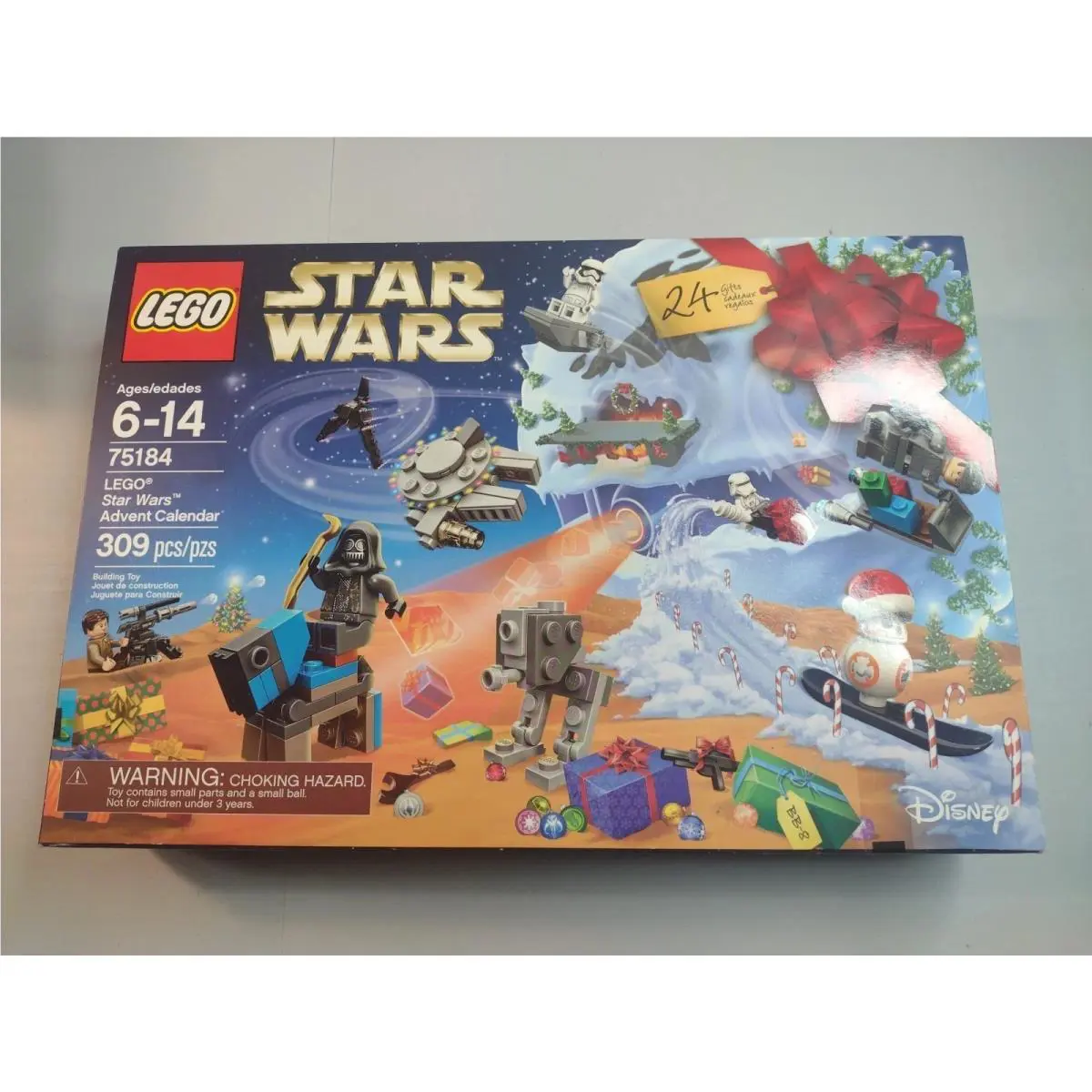Lego Star Wars Advent Calendar 75184 Disney 309 Pieces Ages 6-14
