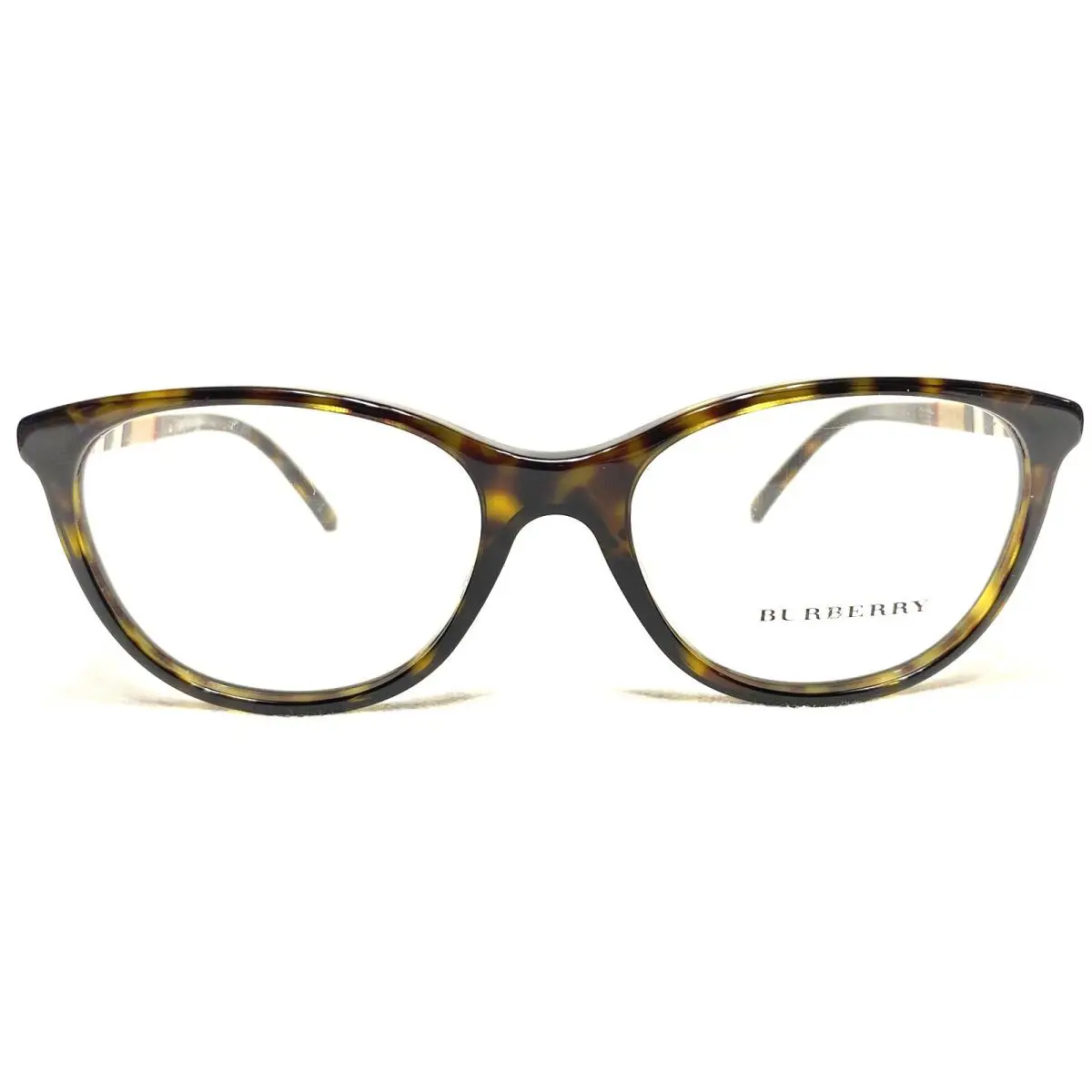 Burberry BE2205 3002 Womens Havana Oval Designer Eyeglasses Frames 52/17 145
