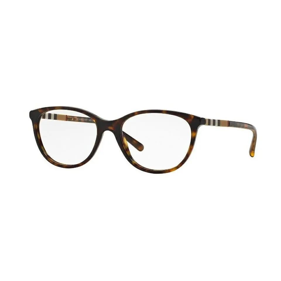 Burberry BE2205 3002 Eyeglasses 52mm Dark Havana / Clear Demo Lens