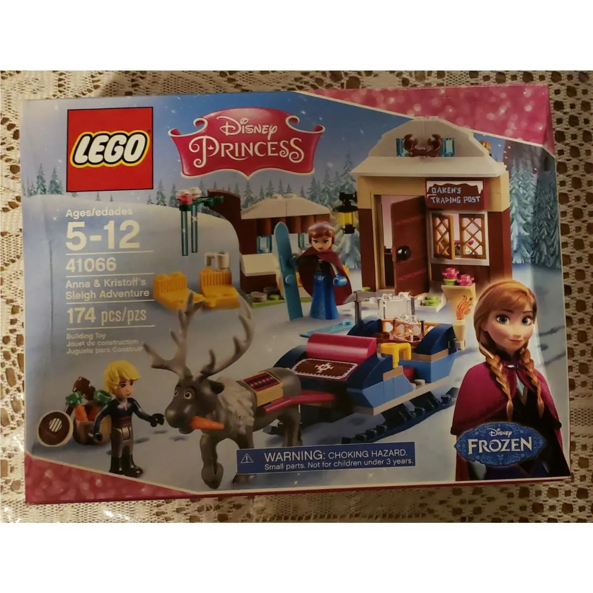 Lego Disney Princess Anna Kristoff`s Sleigh Frozen 41066 Retired