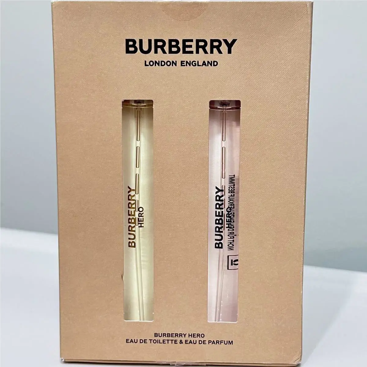 Burberry Hero Collection 2 Piece Spray Edp/edt For Men Travel Size Gift Set