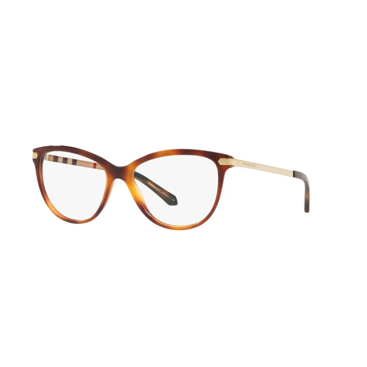 Burberry Eyeglasses BE2280 3316 52mm Light Havana / Demo Lens