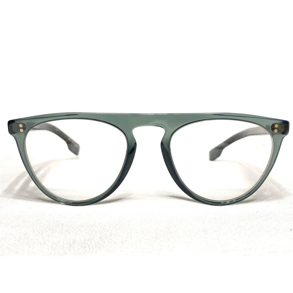 Burberry B4281 3781/1W Mens Transparent Green Round Sunglasses Frames 54/21