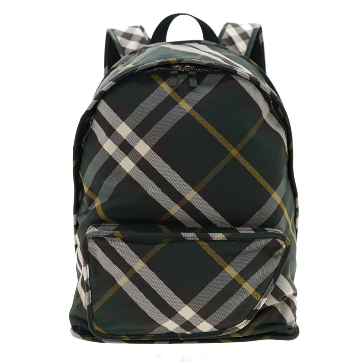Burberry Shield Backpack Check Ivy Polyamide