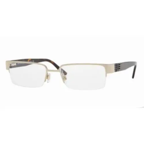 B 1093 1002 Silver/brown Eyeglasses 49mm by Burberry