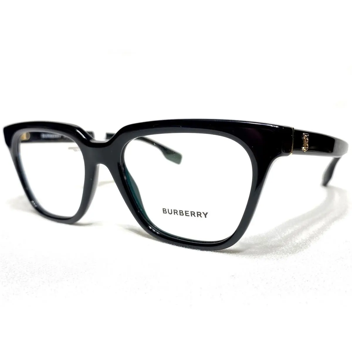 Burberry Eyeglasses Womens B2324 3001 Black Square Designer Frames 52/17 140