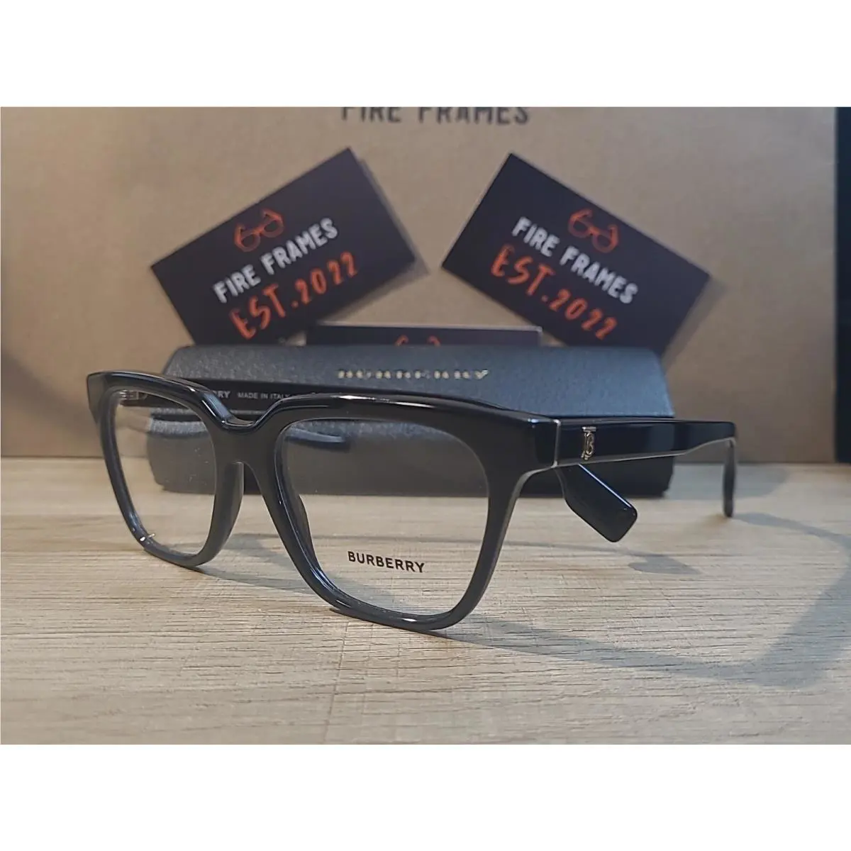 Burberry B 2324 3001 Black Burberry Eyeglasses Frames 52-17-140