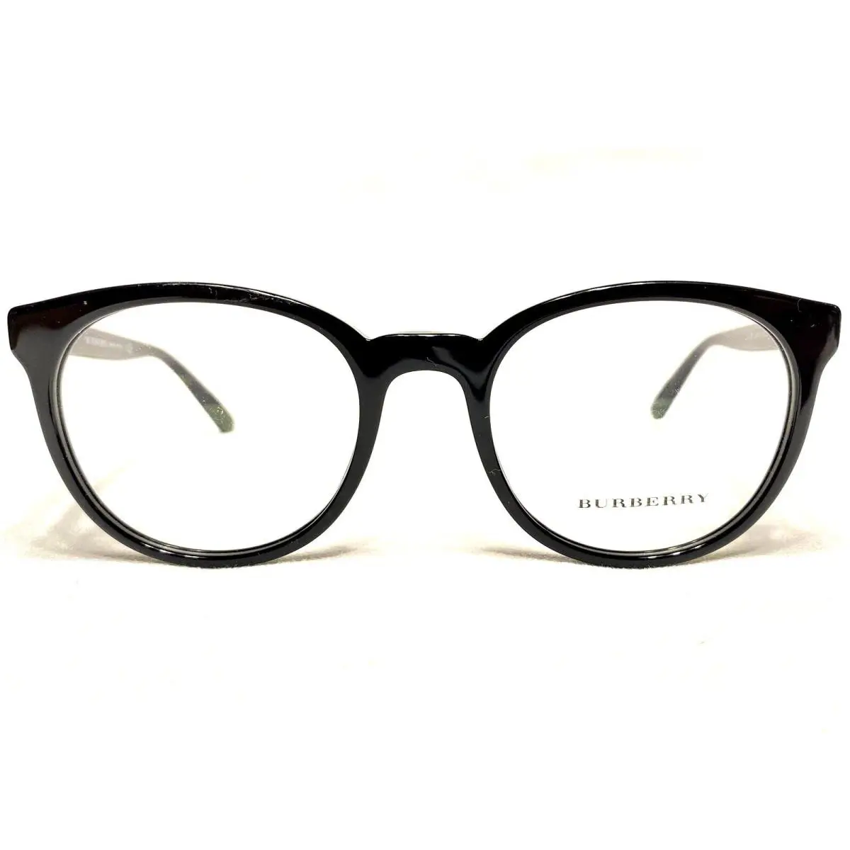 Burberry BE2250 3001 Mens Black Round Designer Eyeglasses Frames 51/20 145 - Frame: Black, Manufacturer: 3001