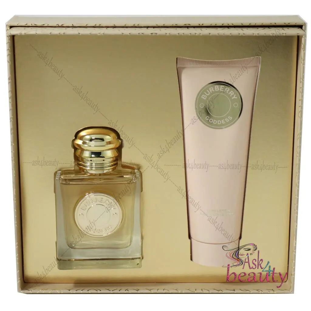 Burberry Goddess 2 Pces Set Edp 1.7/1.6 oz Spray +2.5 oz B/l Women