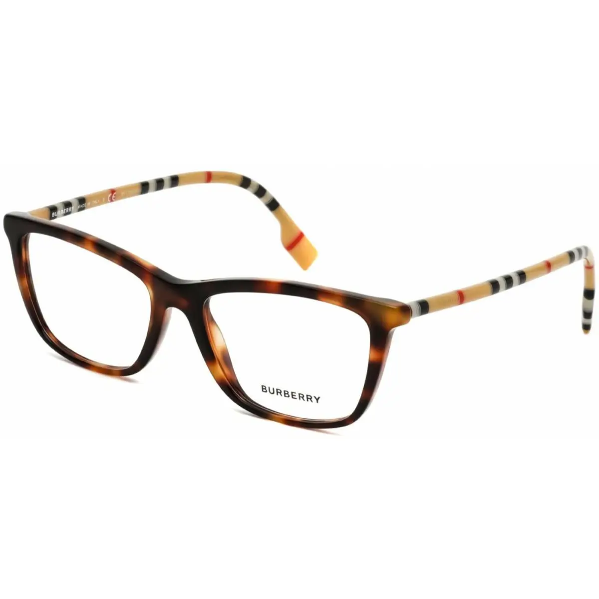 Burberry BE2326 3890 Eyeglasses 52mm Dark Havana / Clear Demo Lens