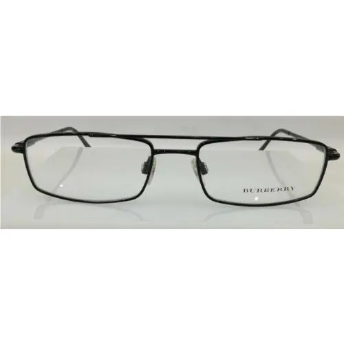 Burberry B 1185 Black 1001 Metal Eyeglasses Frame 52-17-140 Italy RX