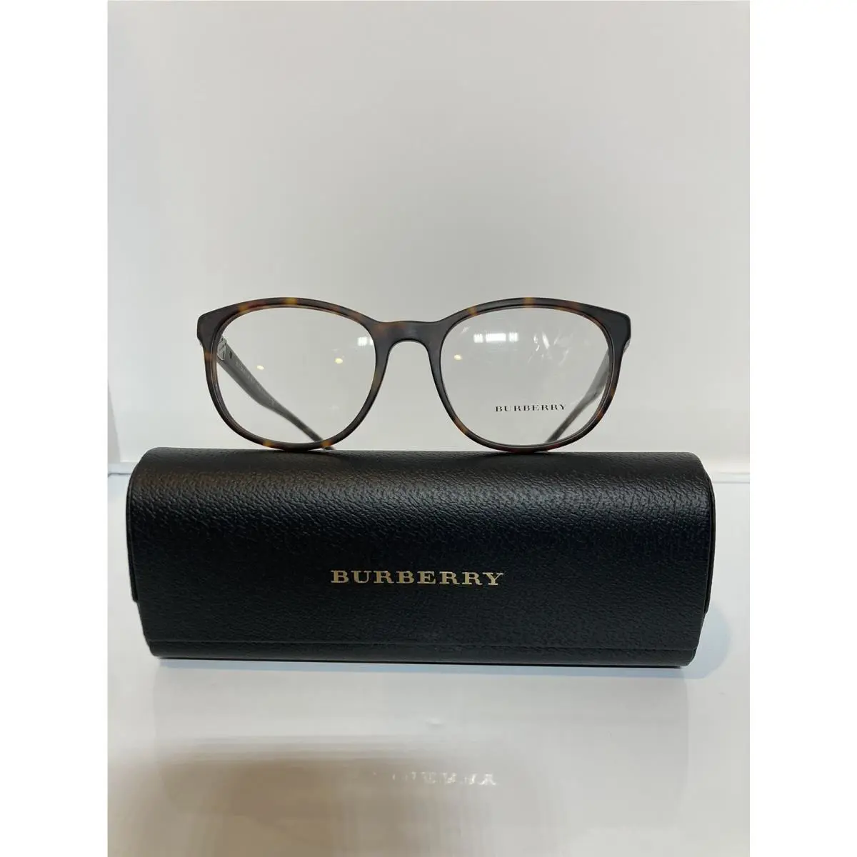 Burberry 2247 Matte Havana Round Plastic Eyeglasses 54mm