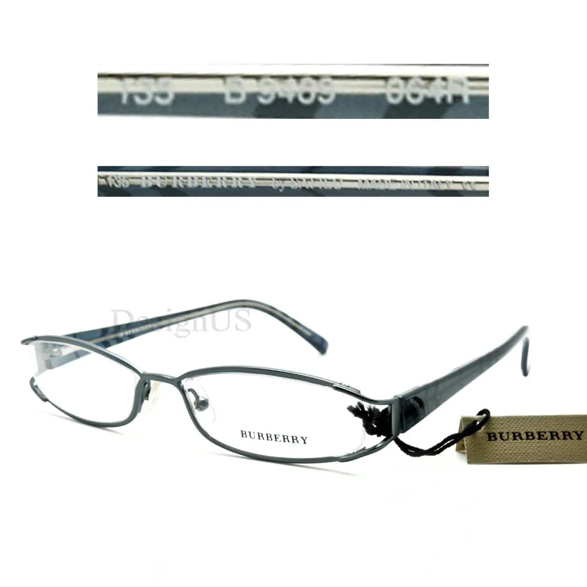 Burberry B 9469 064R Eyeglasses - Made in Italy